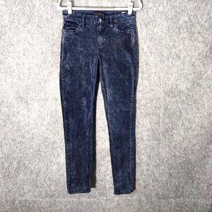 Lucky Brand Brooke Pants 4 27 Skinny Velvet Stonewash Stretch Glam Retro Winter